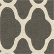 HomePop Transitional Fabric Large Decorative Storage Bench in Geo Gray