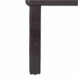 HomePop Transitional Faux Leather Fabric Twin Headboard in Brown