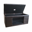 HomePop Traditional Faux Leather Decorative Pet Bed Bench in Brown