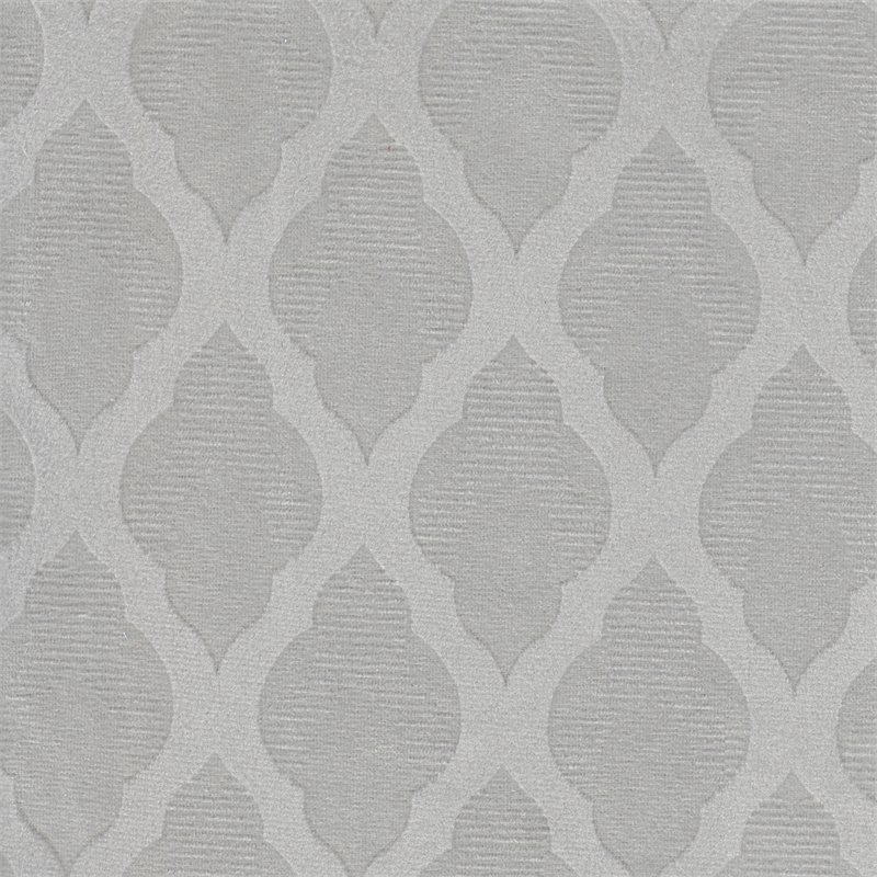 HomePop Transitional Wood and Velvet Juvenile Swoop Chair in Gray Finish