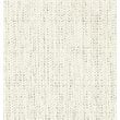 HomePop Square Transitional Wood and Woven Fabric Ottoman in Cream