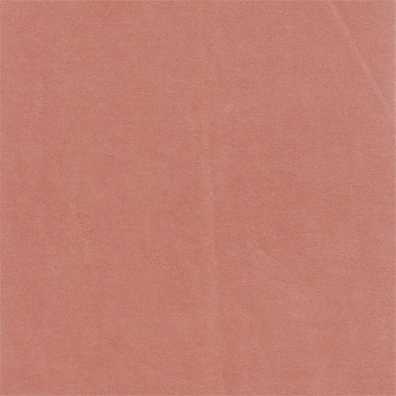 HomePop Round Transitional Velvet Upholstered Storage Ottoman in Blush Pink