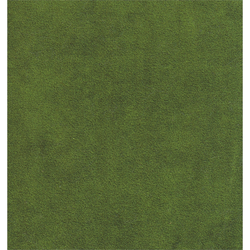 HomePop Round Transitional Velvet Upholstered Storage Ottoman in Forest Green