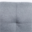 Star Home Living Corp Simon Linen Fabric Right Facing Sectional in Gray