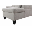 Star Home Living 3PC Flannelette Right Facing Sectional Sofa with Ottoman