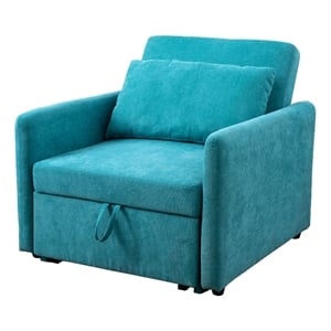 Star Home Living Sea Green Flannelette Standard Recliner
