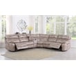 Star Home Living Functional Tan Genuine Leather Sofa Living Room Set