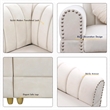 2Piece Upholstered Sectional Microfiber White color L shape Elegant sofa  pillow