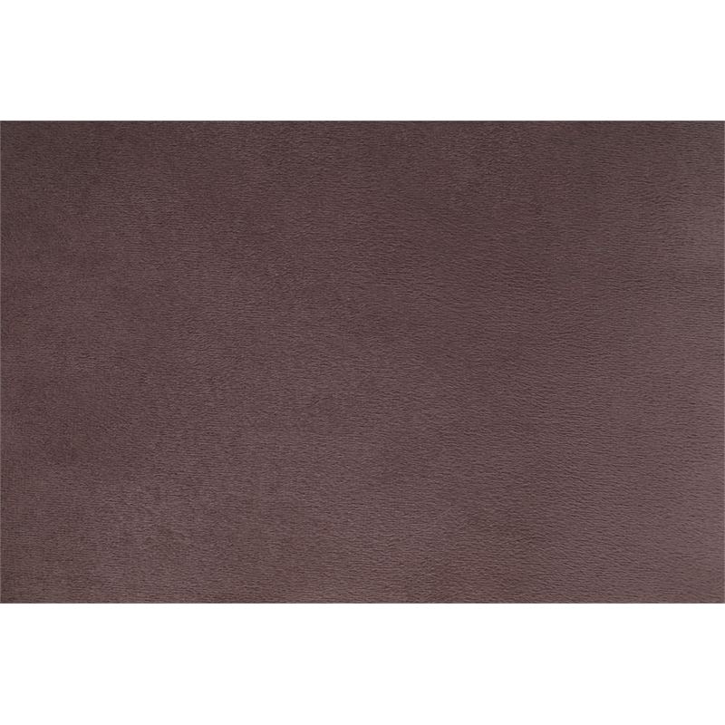 Starhome L Shaped Brown Couch with Ottoman(Pillows Included) Microfiber