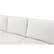 Star Home Living Raphael Sectional Sofa Cream White