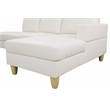 Star Home Living Raphael Sectional Sofa Cream White