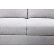 Starhome L Shaped Gray linen fabric 2-Piece Couch Living Room Sofa Set