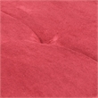 Star Home Living Corp Microfiber Faux Leather Sofa Set in Red Raspberry