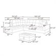 Star Home Living Corp Microfiber Faux Leather Sofa Set in Red Raspberry