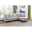 Star Home Living Sofia Sectional Light Gray