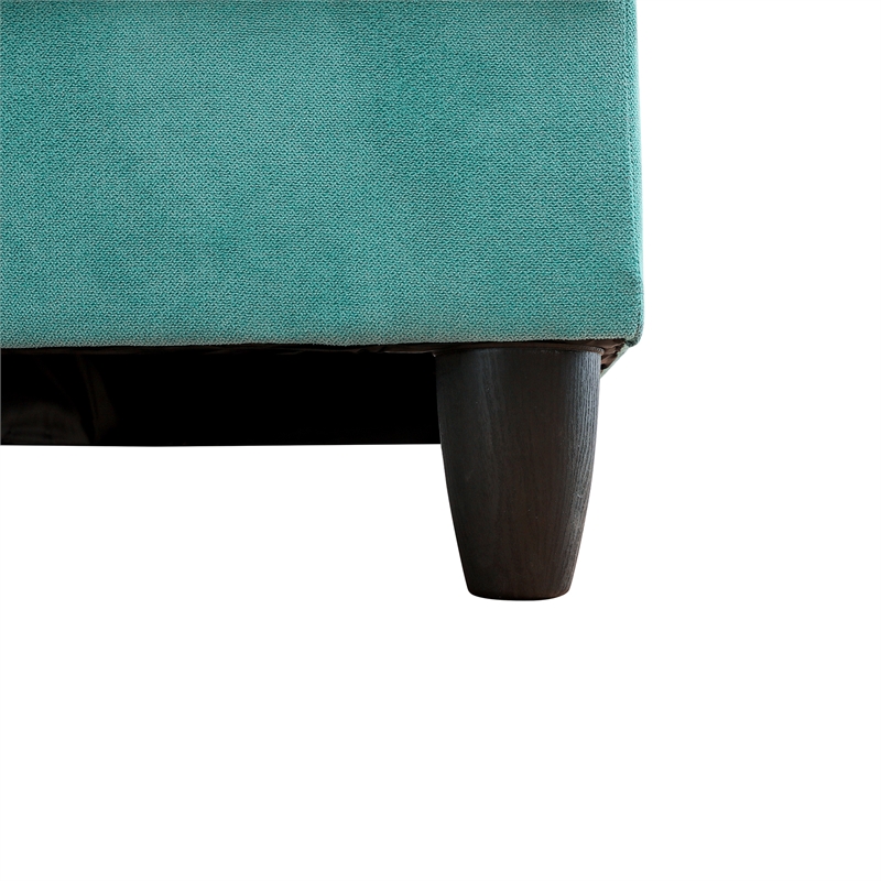 Starhome living La venta 2 piece sectional sofa Ocean Green Material-Flannelette