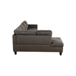 Starhome living La venta 2 piece sectional sofa  Chocolate Material-Microfiber