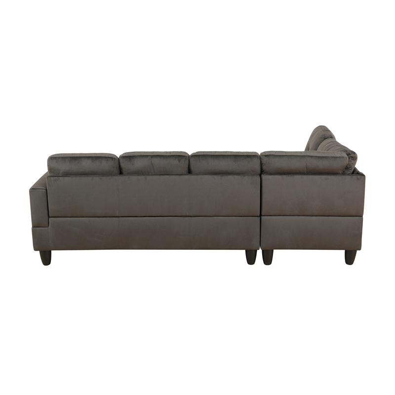 Starhome living La venta 2 piece sectional sofa  Chocolate Material-Microfiber