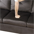 Starhome living La venta 2 piece sectional sofa  Chocolate Material-Microfiber
