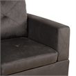Starhome living La venta 2 piece sectional sofa  Chocolate Material-Microfiber
