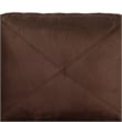 Star Home Living Corp Chris Microfiber Fabric Left Facing Sectional in Espresso