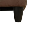 Star Home Living Corp Chris Microfiber Fabric Left Facing Sectional in Espresso