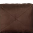 Star Home Living Corp Chris Microfiber Fabric Right Facing Sectional in Espresso