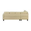 Star Home Living Corp Chris Microfiber Fabric Left Facing Sectional
