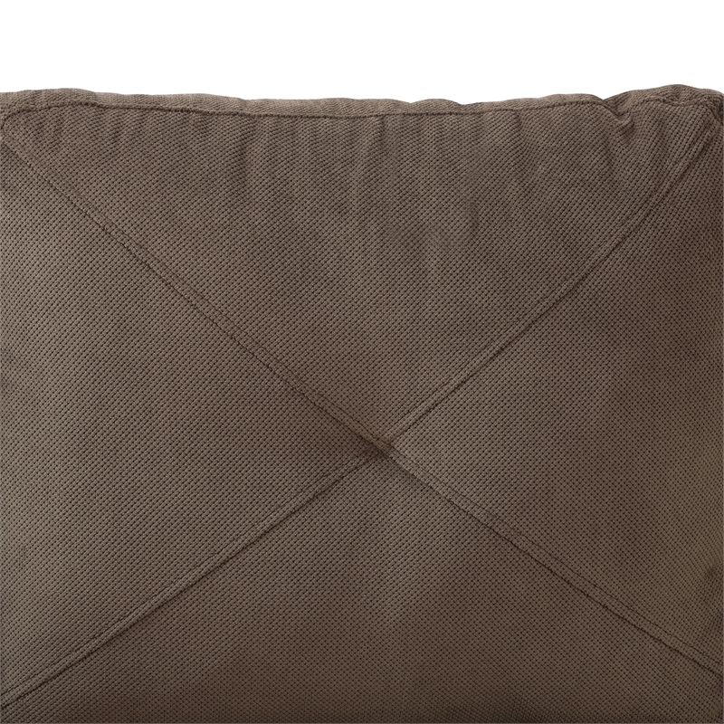 Star Home Living Corp Chris Microfiber Fabric Right Facing Sectional Brown Color