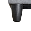 Star Home Living Corp Chris Microfiber Fabric Right Facing Sectional Grey Color