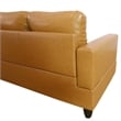 Star Home Living Corp Chris Faux Leather Right Facing Sectional Ginger