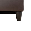 Star Home Living Corp Chris Faux Leather Right Facing Sectional Brown