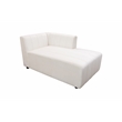 Rockport Modular White Microfiber 6-Piece Living Room Sofa Set