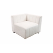 Rockport Modular White Microfiber 6-Piece Living Room Sofa Set