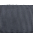 Dark Grey Corduroy 7-Piece Living Room Sofa Set with Ottoman