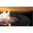 Living Source International Propane/Natural Gas Fire Pit Table - Black Finish