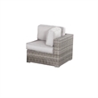 Living Source International 10-Piece Wicker / Rattan Sectional Set in Gray