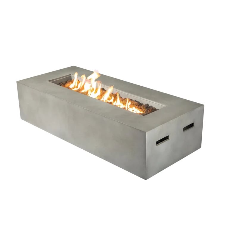 Living Source International 6-Piece Modern Wicker / Rattan Set in Gray