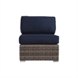 Living Source International 12-Piece Wicker / Rattan Sectional Set in Gray