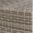Living Source International 9-Piece Wicker / Rattan Sectional Set in White/Gray