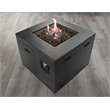 Living Source International Concrete Propane/Natural Gas Fire Pit in Charcoal