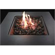 Living Source International Concrete Propane/Natural Gas Fire Pit in Charcoal