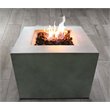 Living Source International Concrete Propane/Natural Gas Fire Pit in Gray