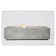 Living Source International Stone Propane/Natural Gas Fire Pit Table in Charcoal