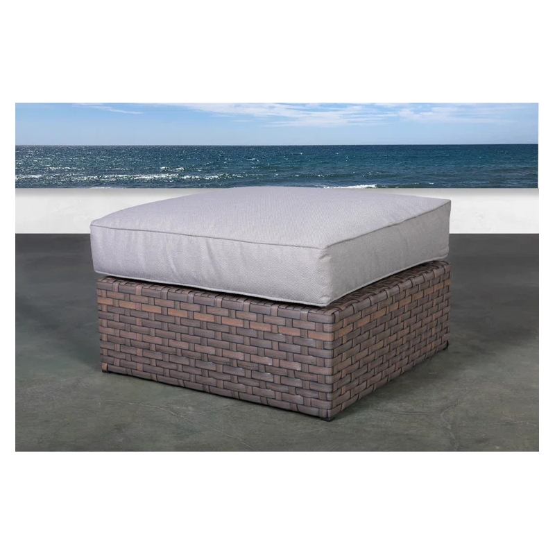 Living Source International 9-Piece Sectional Set with Plush Cushions in Gray