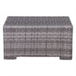 Living Source Intl 7-piece Wicker / Rattan Sectional Set w/Cushions in Gray