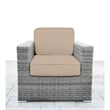 Living Source International 11-Piece Wicker / Rattan Sectional Set in Beige