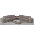 Living Source International 10-Piece Wicker / Rattan Sectional Set in Taupe Gray