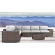 Living Source International 10-Piece Sectional Set in Espresso