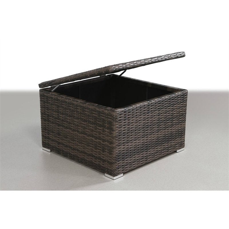 Living Source International 11-Piece Sectional Set with Cushions in Espresso